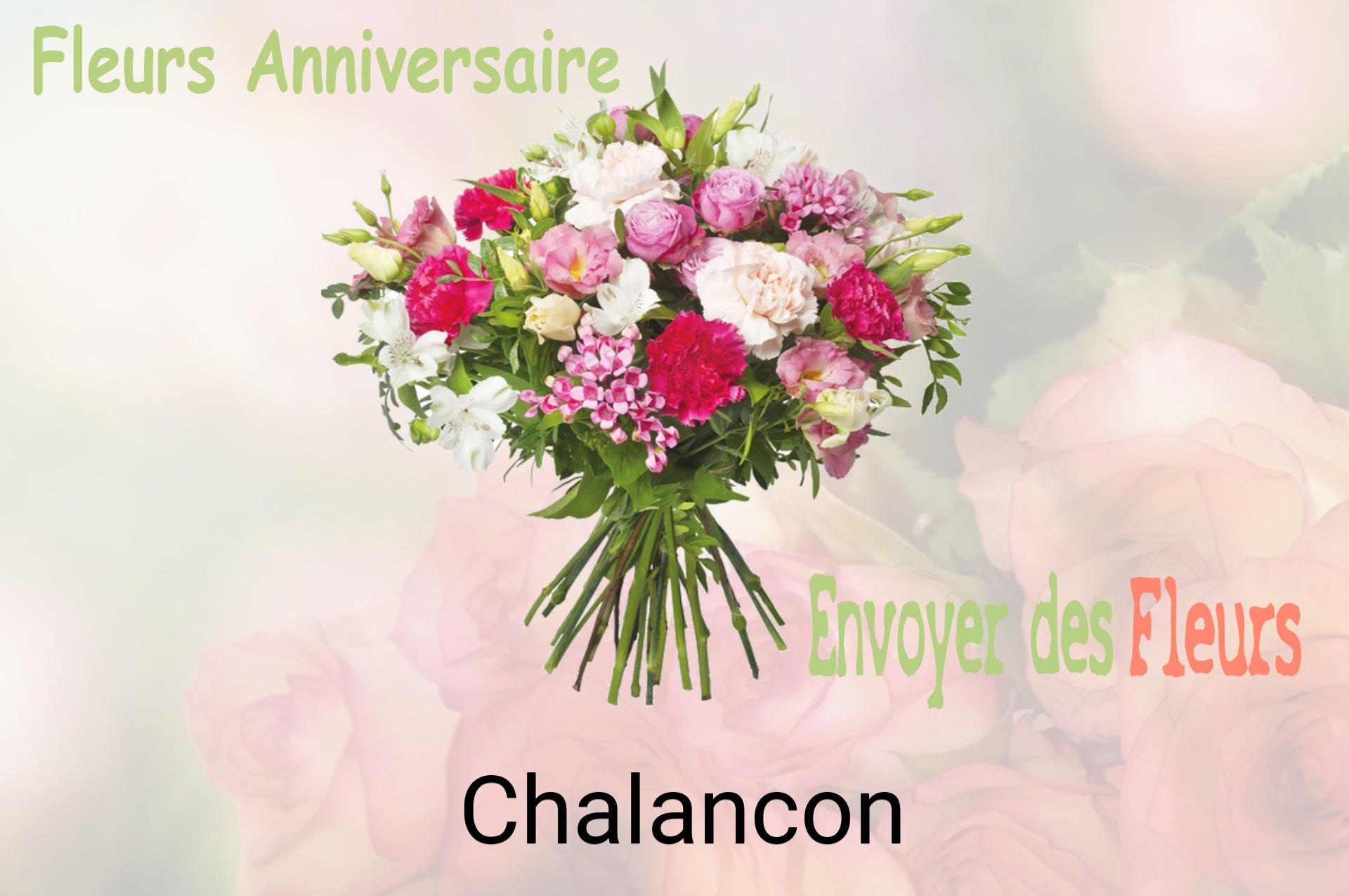 Bouquet de fleurs d’anniversaire livré à Chalancon